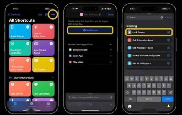 塘厦镇苹果14锁屏维修店分享iPhone14升级iOS16.4后如何创建锁屏快捷方式 